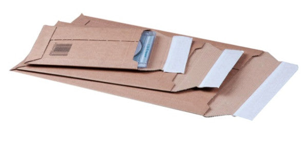 Verzendenvelop Nr 7 bruin 235x340mm A4+ 25 stuks (rigikraft) | 4 stuks