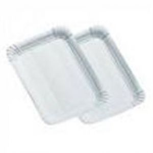 Produits carnés - Plat à viande en carton 12x19cm doublé 1000 pcs