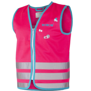 Wowow - Fluoreszierende Weste Crazy Jacket, rosa, L (Kind)