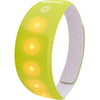 Wowow -   lichtband geel, met 5 rode leds, met velcrosluiting, met batterij
