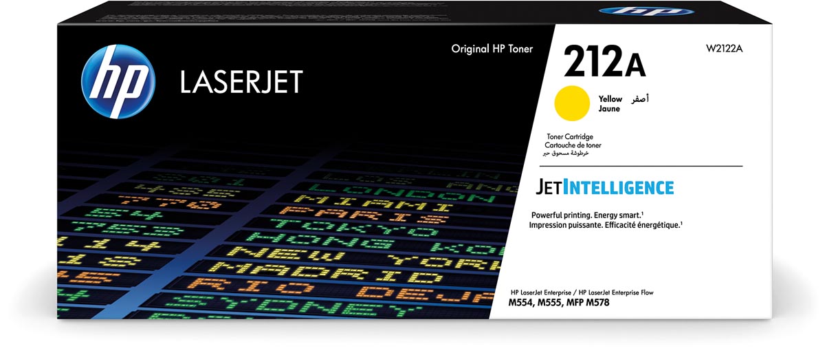HP -  toner 212A, 4.500 pagina's, OEM W2122A, geel