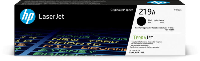 HP -  toner 219A, 1.300 pagina's, OEM W2190A, zwart