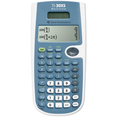 Texas Instruments - Calculatrice scientifique Texas TI-30XS Multiview, fonctionne sur cellules et batteries solaires