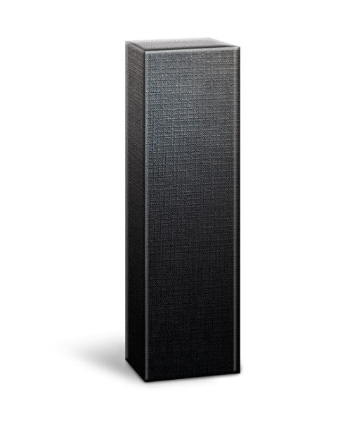 Klika - Flaschenbox | Struktura vita | Pappe | 1 Flasche | 95x100x380mm | schwarz | 50 Stück