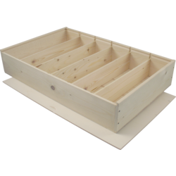 Klika -  Wijnkist voor 6 flessen 337x85x540mm met schuifdeksel