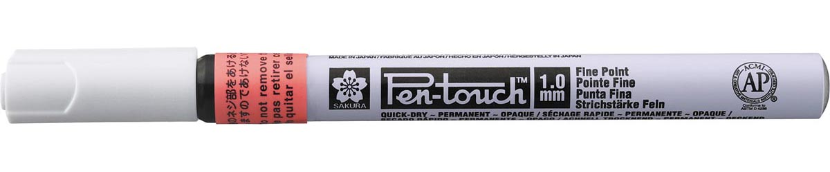 Sakura - paint Marker Pen-Touch, fine, fluorescerend rood