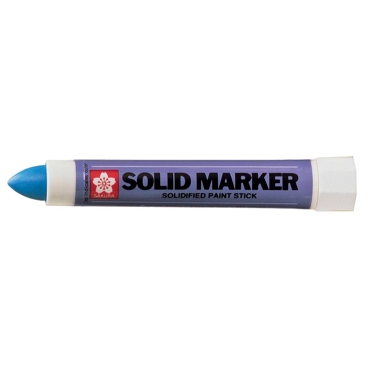 Sakura - marqueur Solid Marker bleu, pointe large