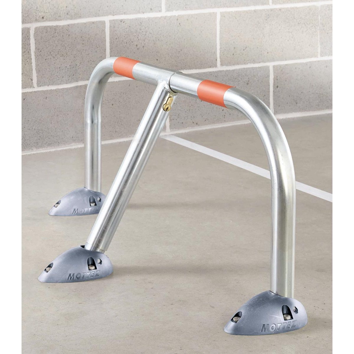 Mottez - Parkhalterung, klappbar, 94 cm