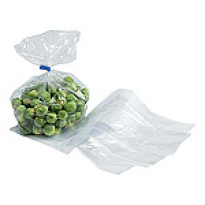 Sachet poly LDPE plat 24x35cm 50 microns 1000 pièces