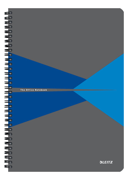 Leitz - Notizbuch, ft A4, Einband aus PP, liniert, blau