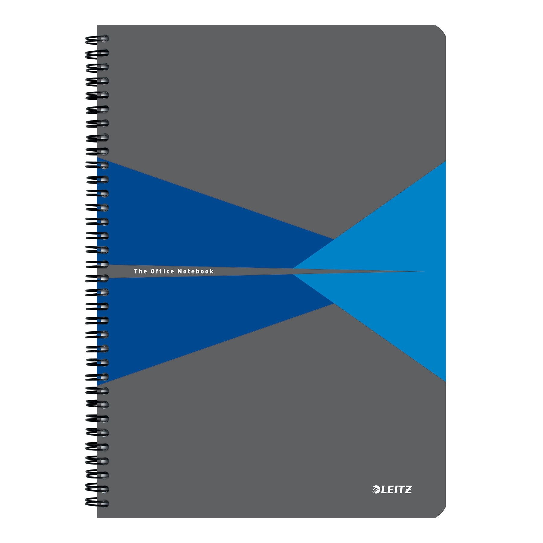 Leitz - carnet, ft A4, couverture en PP, ligné, bleu