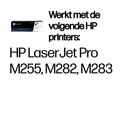 HP - Cartouche toner w2210x 207x noir