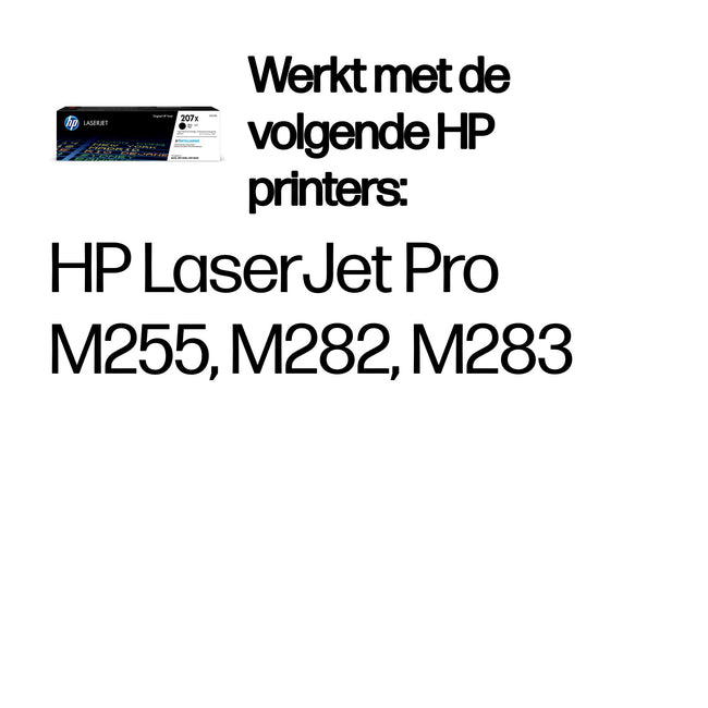 HP - Cartouche toner w2210x 207x noir