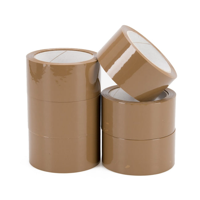 Klika -  Pp acryl e low noise 28 micron 50 mm x 66 meter bruin | 6 stuks
