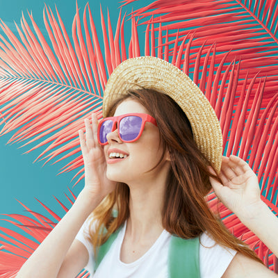 Esselte - Classeur à anneaux Colour'Breeze, 2 anneaux, PP, ft A4, avec couverture rigide, corail