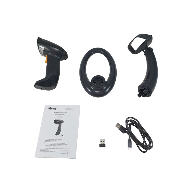 EQUIP -   351029 barcode-lezer Draagbare streepjescodelezer 1D/2D CMOS Zwart