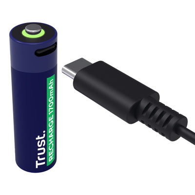 Trust - Batterie USB-C rechargeable AA 4 pièces