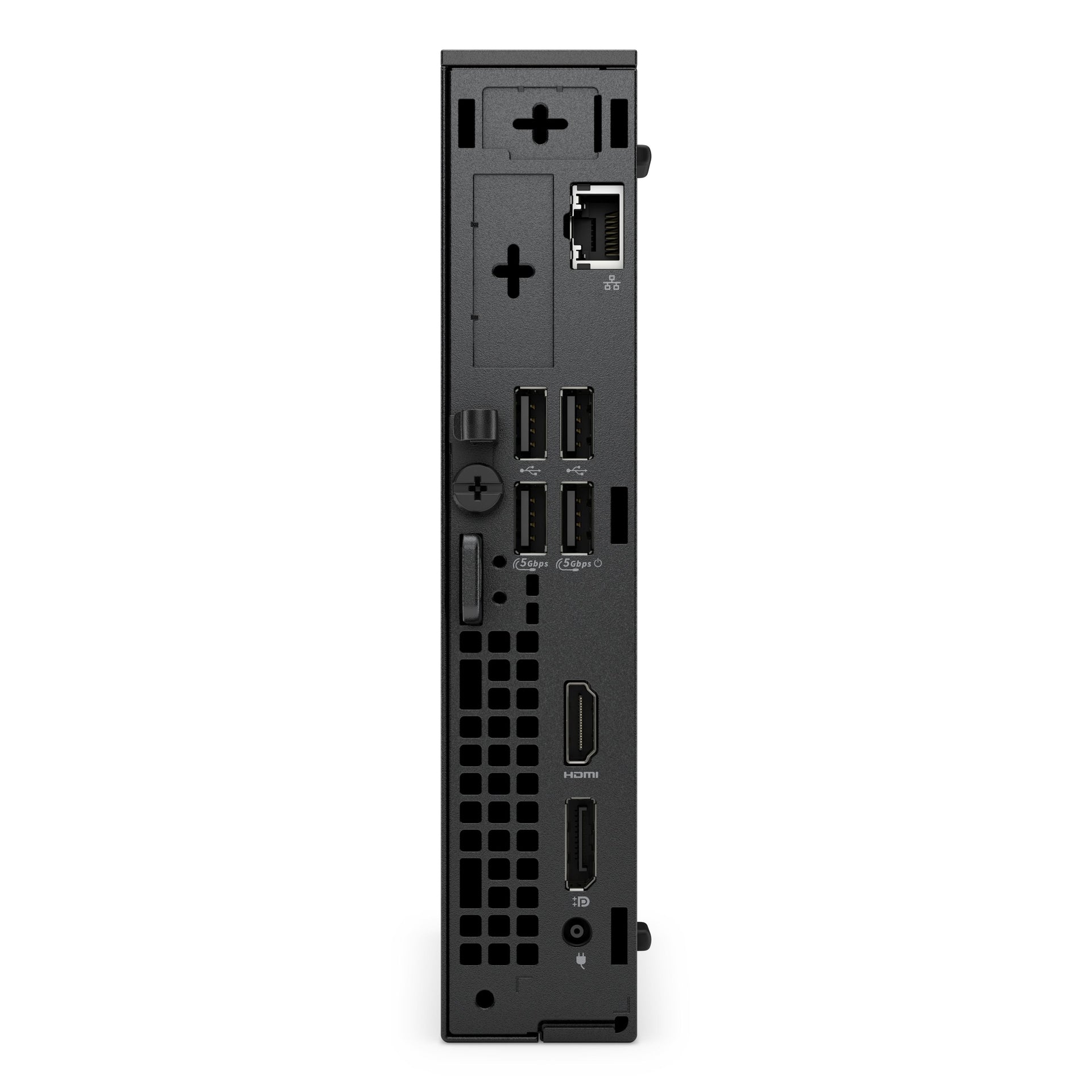 Dell -   Pro QCM1250 Intel® Core™ i5 i5-14500T 8 GB DDR5-SDRAM 512 GB SSD Windows 11 Pro Micro PC Mini PC Zwart