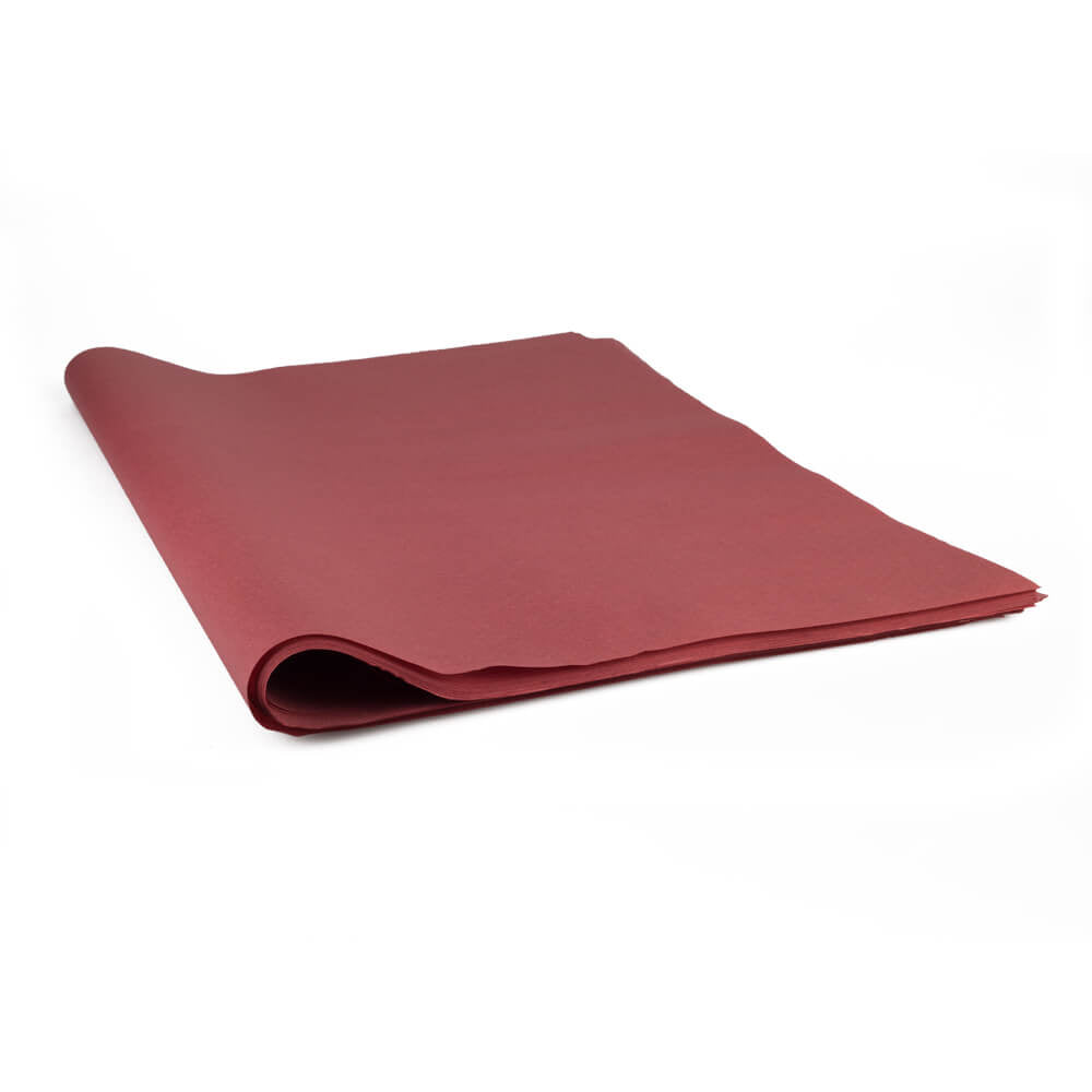 Klika - Papier buvard rouge bordeaux 50 x 75 cm 28 grammes/m2