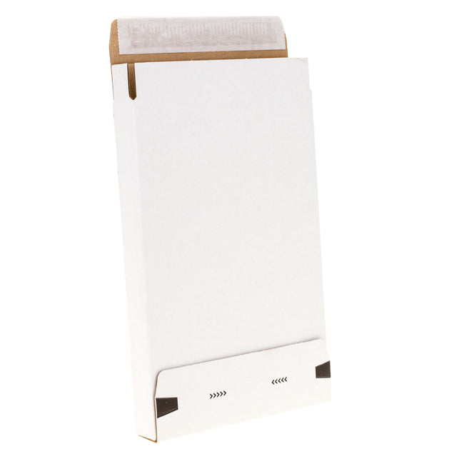 VIV - Briefkastenboxen 166 x 26 x 250 mm (Format A5+) weißer Selbstklebeverschluss | 25 Stück