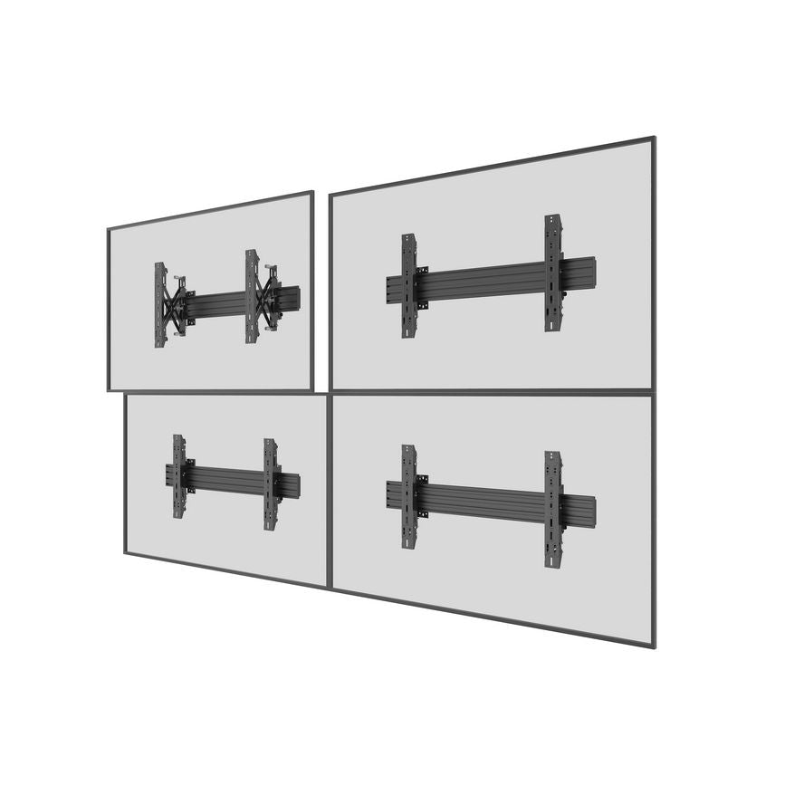EQUIP -   650355 37“-65” Modulaire Push-In Pop-Out TV Muurbeugel