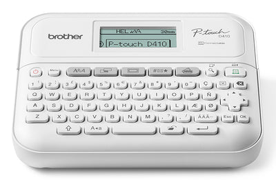 Brother -  PT-D410YP1 labelprinter Thermo transfer 20 mm/sec Bedraad TZe QWERTY