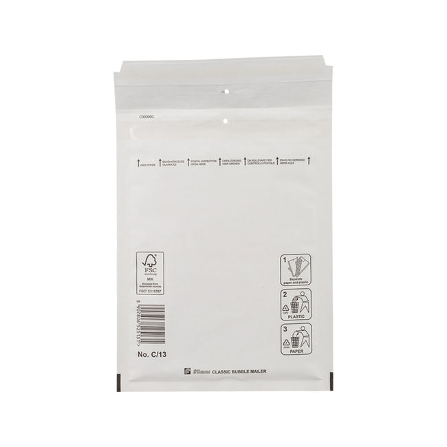 Klika -  Luchtkussen enveloppen wit 150 x 220 mm (c/13)