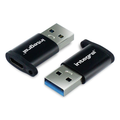 Integral -  INADUSB3.0CTOATW tussenstuk voor kabels Zwart