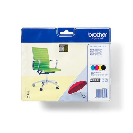 Brother -  LC-229XLVALBP inktcartridge 4 stuk(s) Origineel Zwart, Cyaan, Magenta, Geel