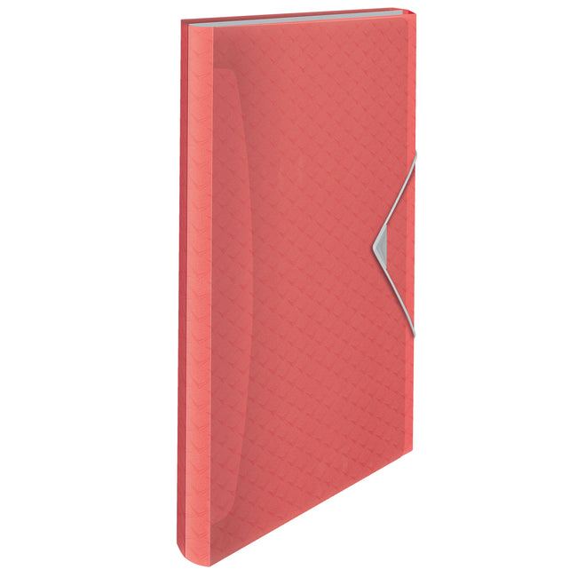 Esselte - Classeur frontal Colour'Breeze, 6 compartiments, corail