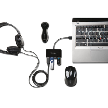 Kensington -  USB 2.0-Hub met 4 poorten