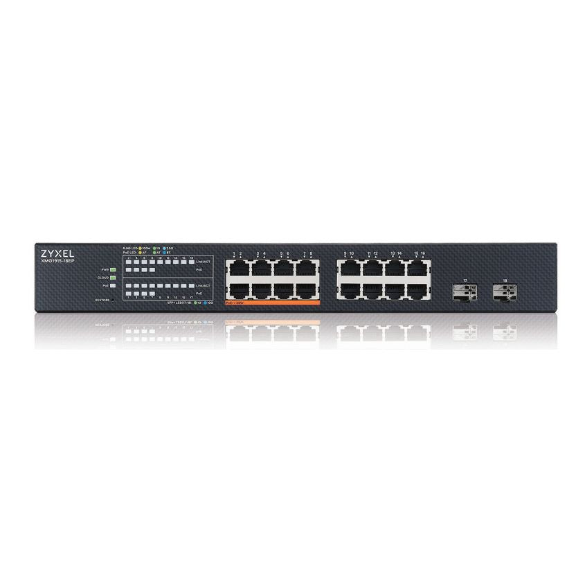 ZYXEL -   XMG1915-18EP Managed L2 2.5G Ethernet (100/1000/2500) Power over Ethernet (PoE)