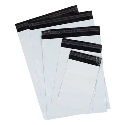 Klika - Sacs d'expédition Coex blanc/noir 500 x 700 + 50 mm 65 microns