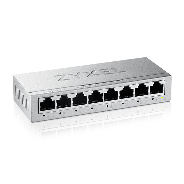 ZYXEL -   GS-108BV5-EU0101F netwerk-switch Unmanaged L2 Gigabit Ethernet (10/100/1000)