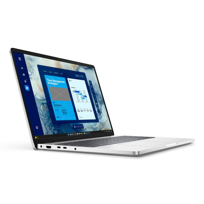 Dell -   Pro 16 PC16250 Intel Core Ultra 5 235U Laptop 40,6 cm (16) Full HD+ 16 GB DDR5-SDRAM 512 GB SSD Wi-Fi 6E (802.11ax) Windows 11 Pro US International Platina, Zilver