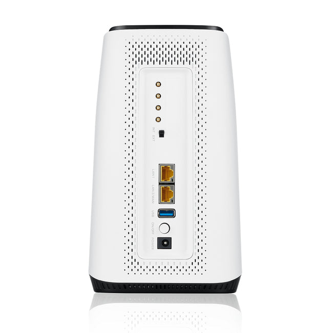 ZYXEL -   FWA510 draadloze router Multi-Gigabit Ethernet Tri-band (2.4 GHz / 5 GHz / 5 GHz) 5G Zwart, Wit
