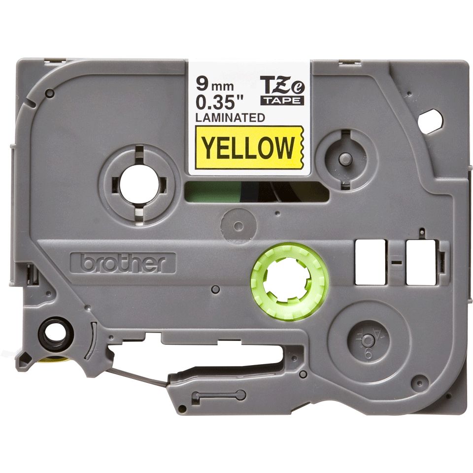 Brother - Labele P-touch TZe-621 standard 9mm noir sur jaune