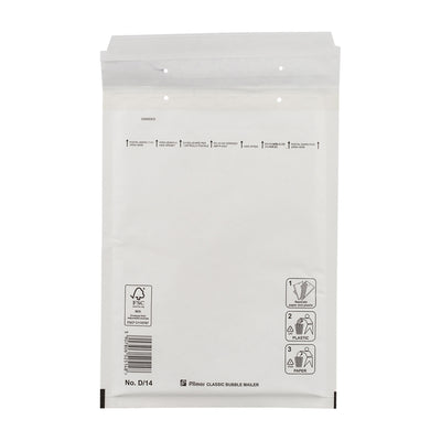 Klika -  Luchtkussen enveloppen wit 180 x 265 mm (d/14)