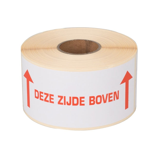 Klika -  Etiketten deze zijde boven 60 x 150 mm 500 stuks per rol
