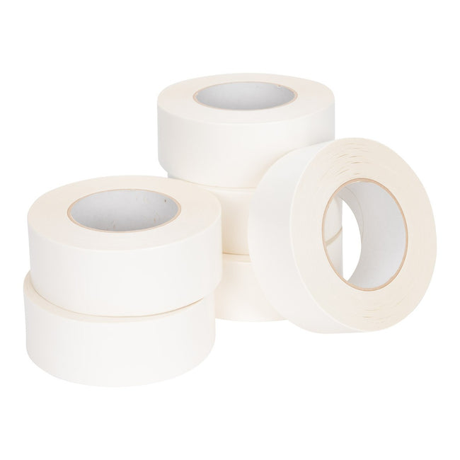 Klika -  Dubbelzijdig e transparant (met witte papieren drager) 50 mm x 50 meter | 3 stuks