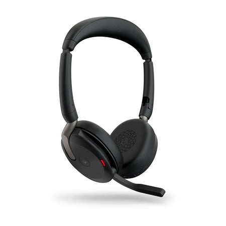 JABRA -   Evolve2 65 Flex Headset Bedraad en draadloos Hoofdband Kantoor/callcenter USB Type-C Bluetooth Zwart