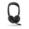 JABRA -   Evolve2 65 Flex Headset Bedraad en draadloos Hoofdband Kantoor/callcenter USB Type-C Bluetooth Zwart