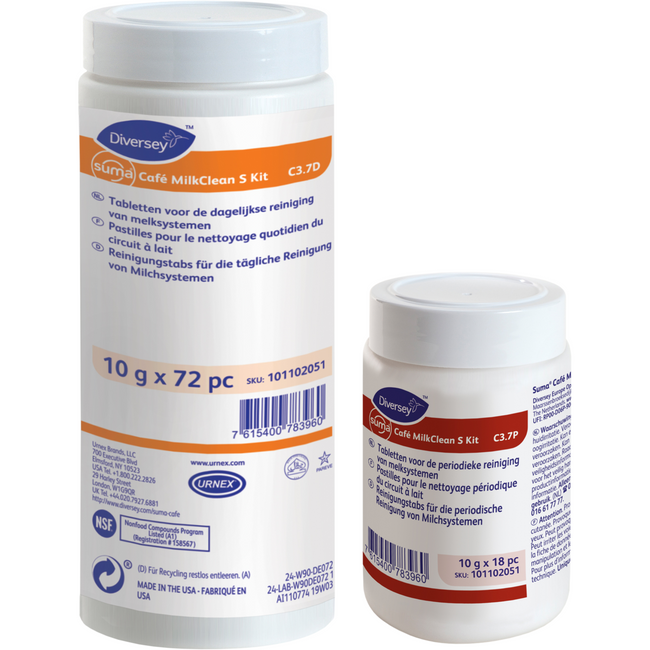 Klika -  Caf� MilkClean S Kit C3.7 1x90st | 90 stuks