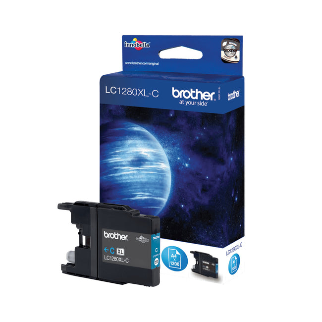 Brother - Cartouche d'encre LC-1280XLC bleue