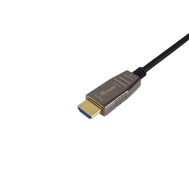 EQUIP -   119455 HDMI 2.1 Active Optic Armored Kabel, 50 m, 8K/60Hz, 4K/120Hz