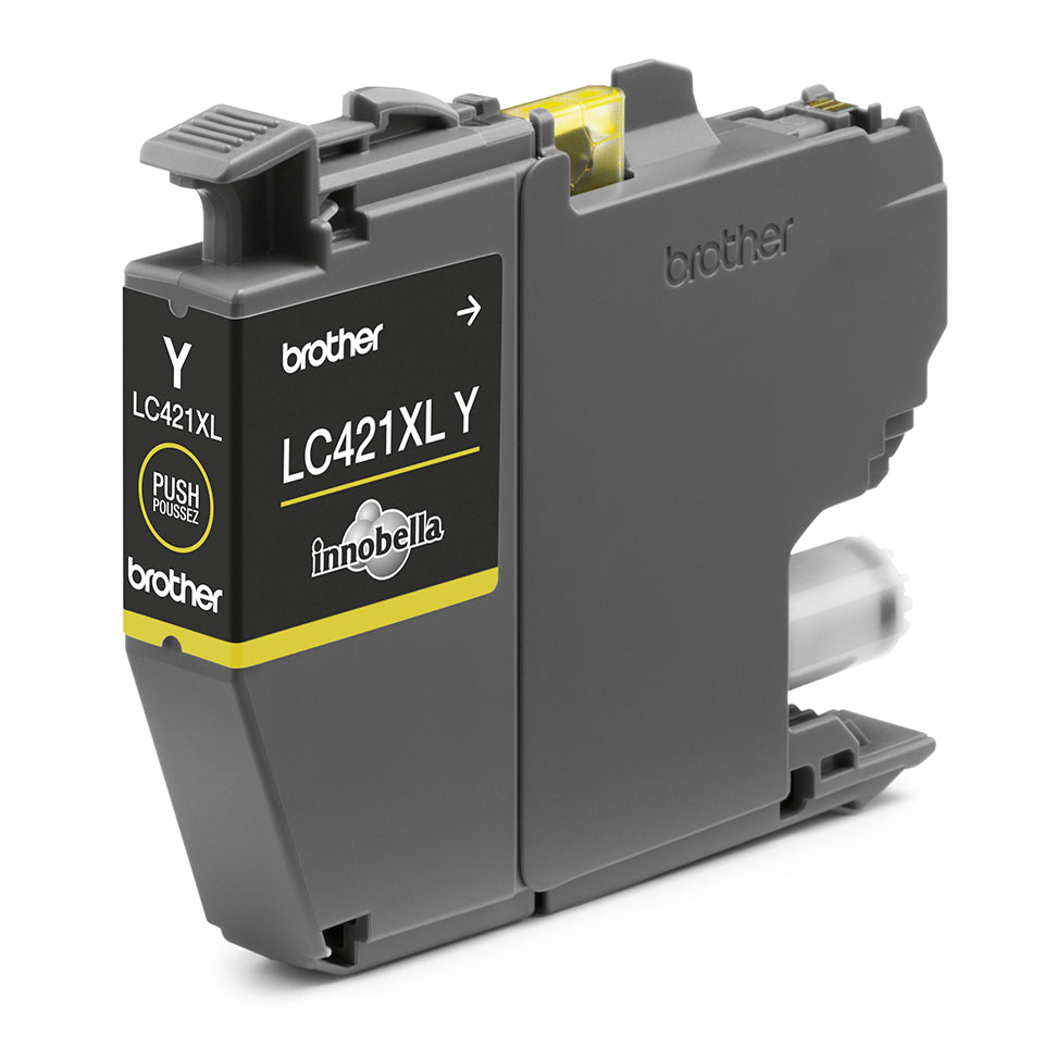 Brother -  LC-421XLY inktcartridge 1 stuk(s) Origineel Hoog (XL) rendement Geel
