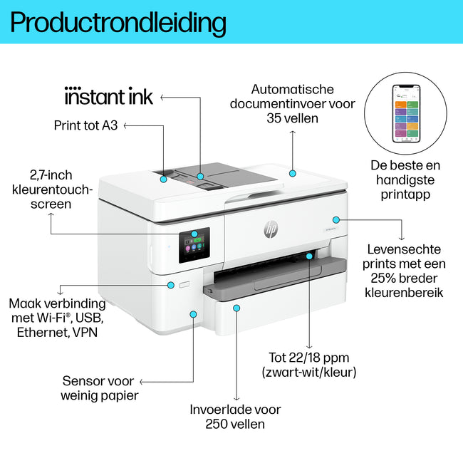 HP - Officejet jet d'encre multifonction 9720e