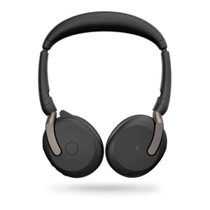 JABRA -   Evolve2 65 Flex Headset Bedraad en draadloos Hoofdband Kantoor/callcenter Bluetooth Zwart