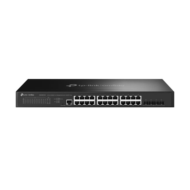 TP-Link -   Omada SG3428X-M2 netwerk-switch Managed L2+ 2.5G Ethernet (100/1000/2500) 1U Zwart