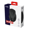 Trust - Souris silencieuse sans fil Nito, noire